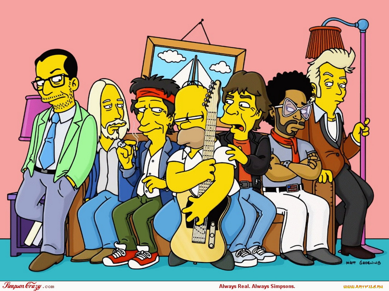 , the, simpsons